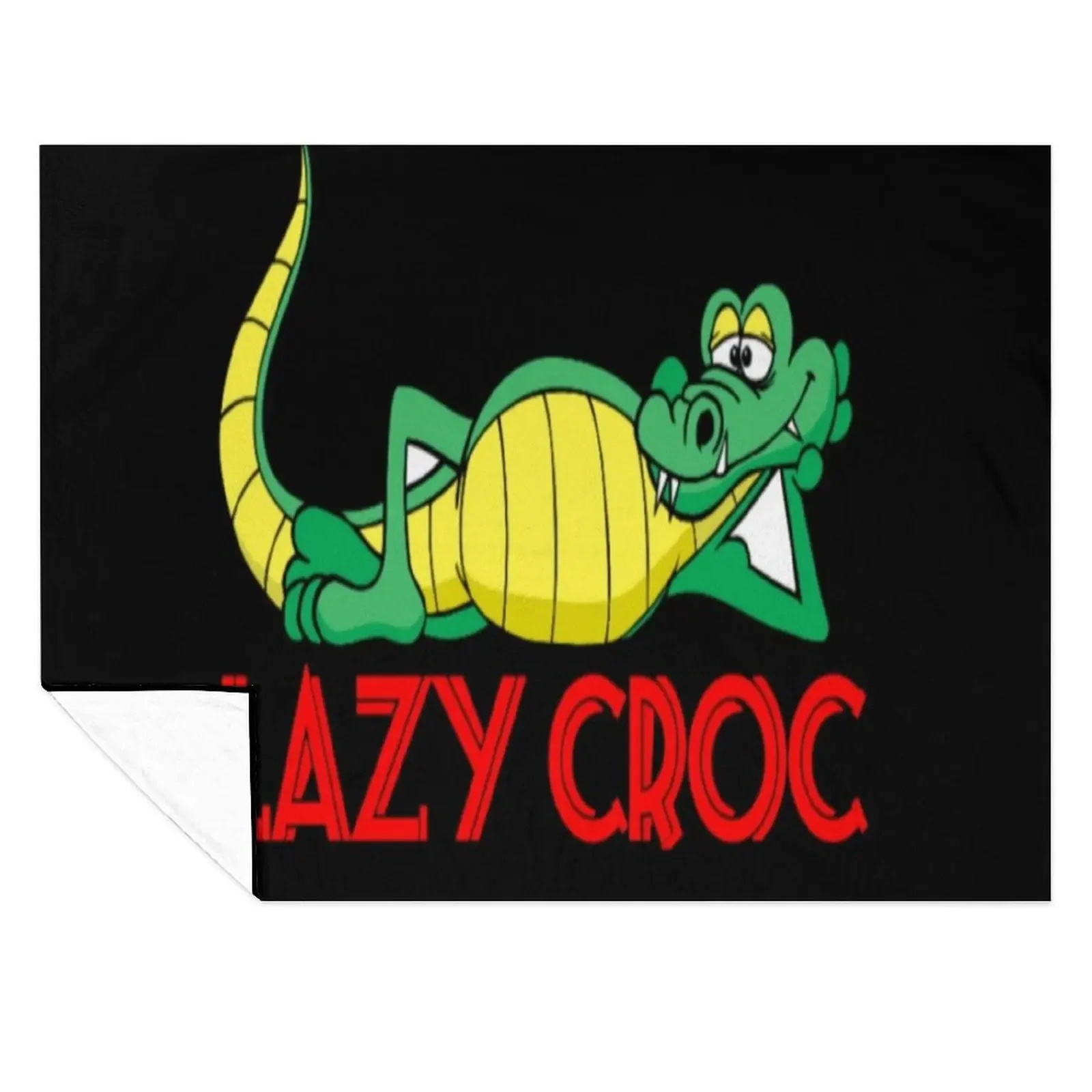 

Lazy croc Throw Blanket Extra Large Throw For Baby For Decorative Sofa Luxury Designer Blankets