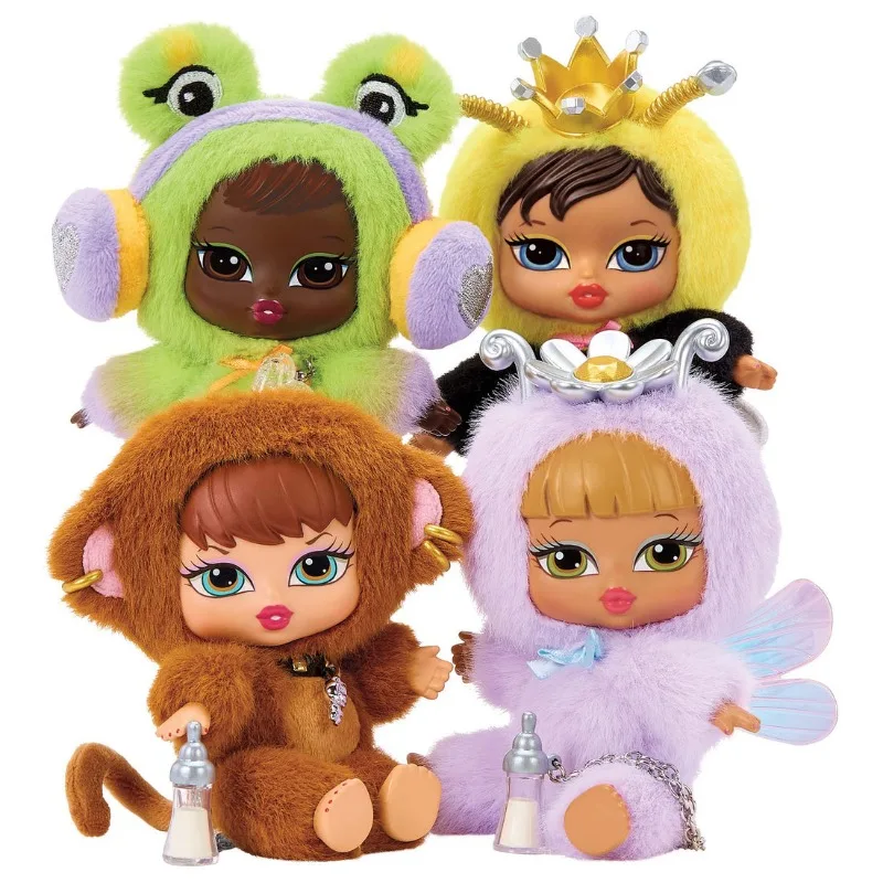 MGA Bratz Bratziez Iconz Seriez Mystery Box Blind Box Plush Keychain Bag Charm Collectible Doll 6 to Collect
