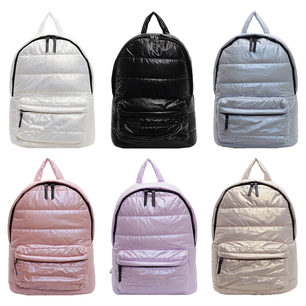 Puffer-Rucksack, verstellbarer Riemen für Damen und Herren, Tagesrucksack, mehrere Taschen, Umhängetasche, Rucksack für Arbeit, Reisen