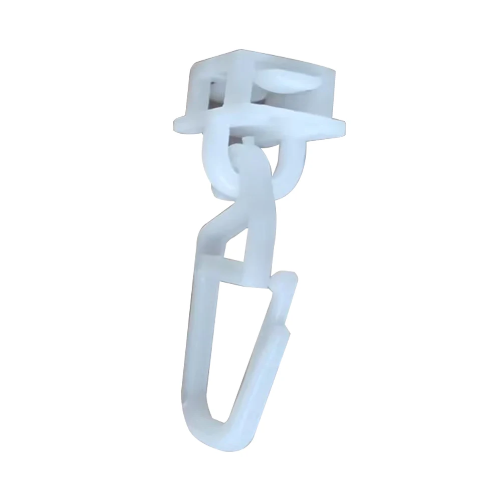 1/25/50pcs Plastic Caravan Curtain Track Slider Hooks Runner Fit for Camper Van Motorhome Boat Curtain Car Accessories Daf106