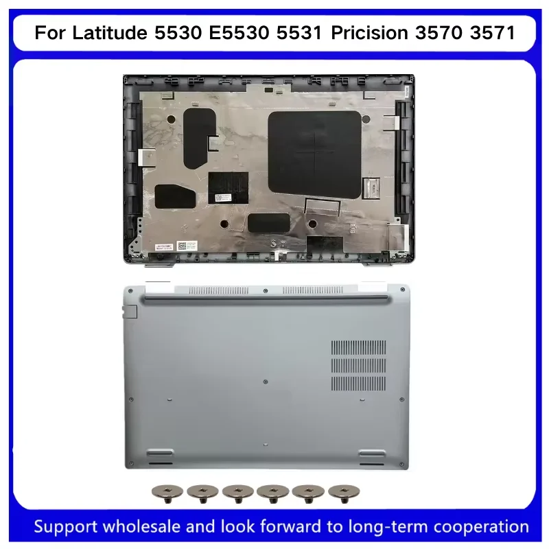 Novo Para Kailxuling Latitude 5530 E5530 5531 Precision 3570 3571 Tampa Traseira LCD 09T2NW/ Tampa Inferior D Shell 0VKCX6/096V58/02FDN3