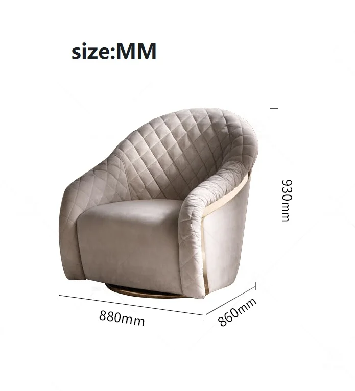 

//Modern Styling High End Modern Factory Solid Wood Frame Real Leather Single Sofa Armchair For Living Room Rotation Sofa Chairs