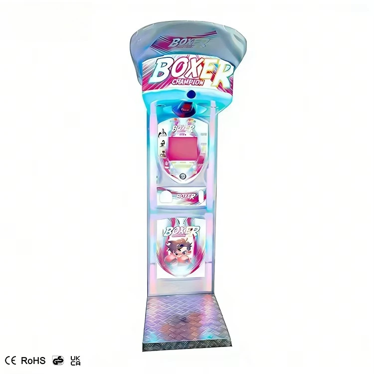 Quality Certified Indoor Arcade Electronic Boxing Game Machine Coin Operated Amusement Kick Boxer Game Center English Support