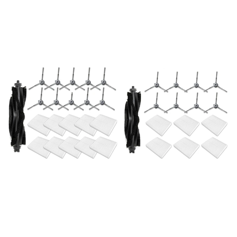 

Набор аксессуаров для пылесоса Eufy Clean L50, L50 SES, L60, L60, гибридные Запчасти для пылесоса с роликовой боковой щеткой и фильтром НЕРА