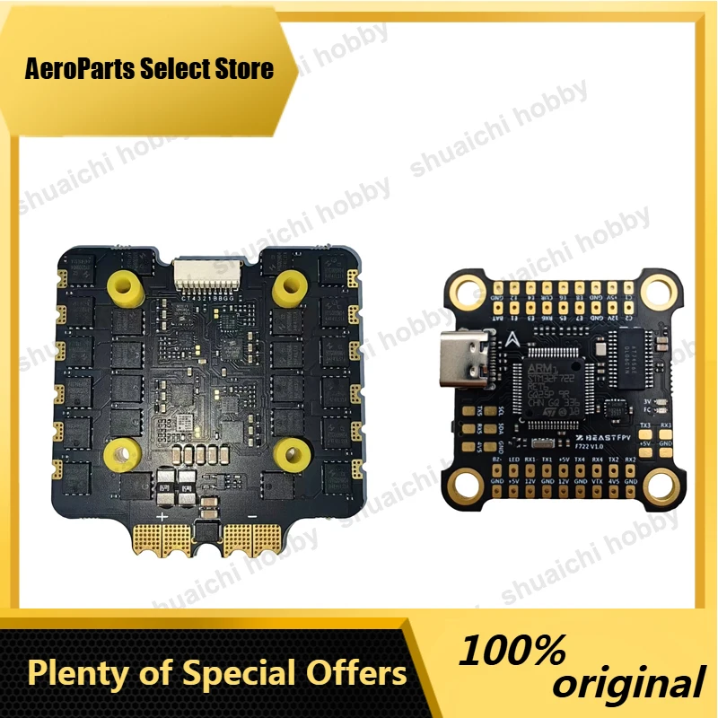 AP11Set F722 Flight Controll BLS 4 In 1 80A Stack FC/ESC Stack Speed Controller W USB Type-C Por For RC FPV 13/15Inch Drone Mode