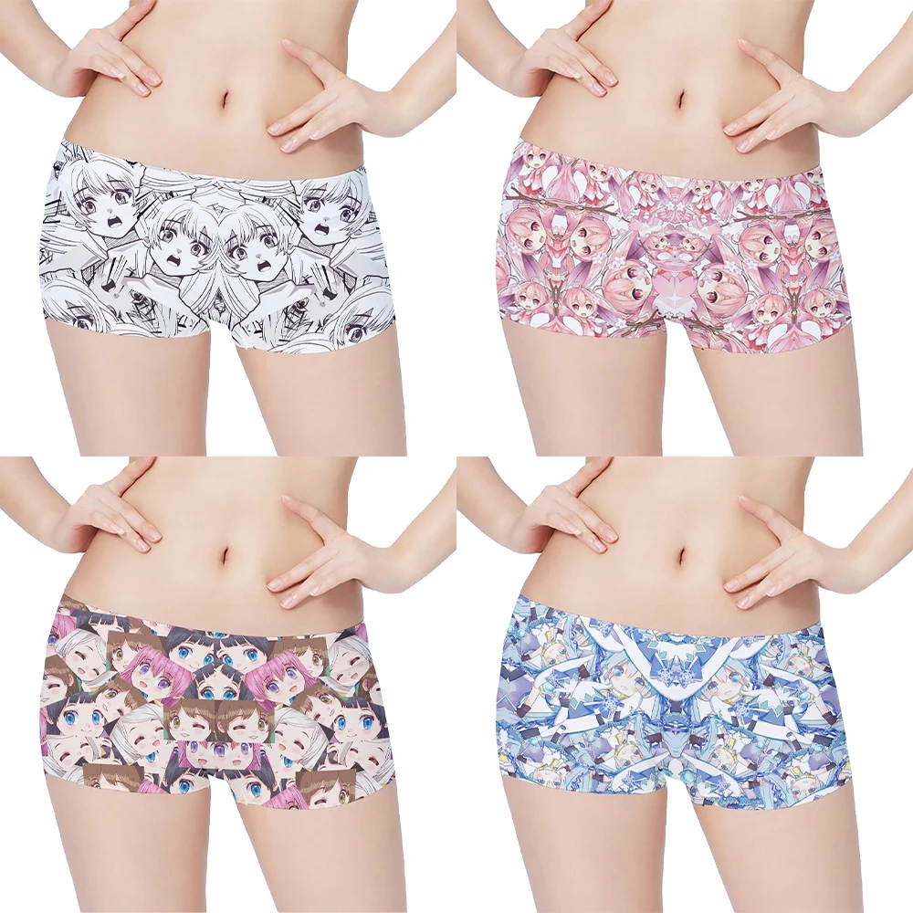 Japanese cartoon anime printed ladies shorts fashion sexy summer comfortable beach vacation swimming trunks cosplay Safety pants