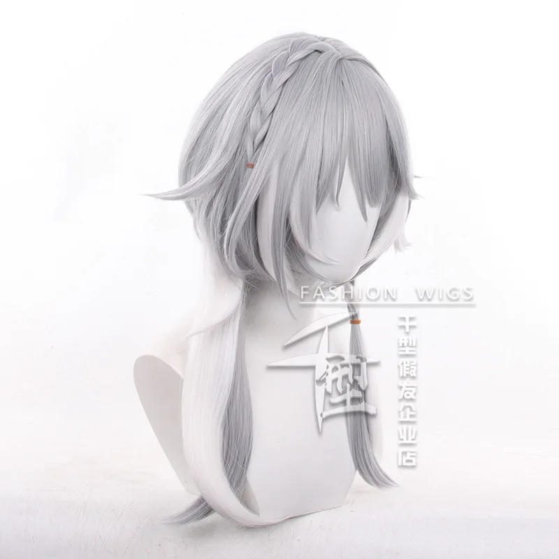 Cipher Pruik Vrouwen Game Honkai Star Rail Cipher Cosplay Pruiken Cifera 55 cm Lange Synthetisch Haar Halloween Party + pruik Cap