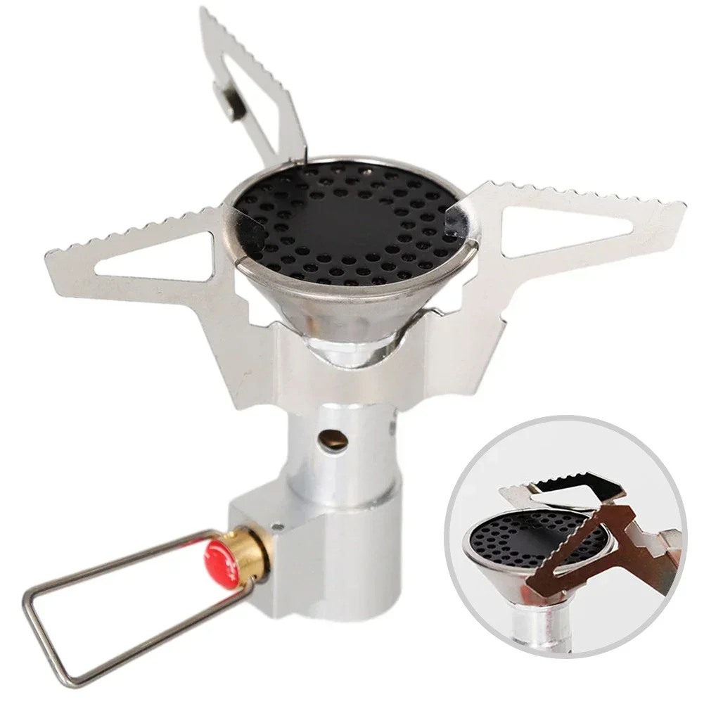 

Camping Gas Stove Outdoor Camping Gas Stove Portable Backpacking Stove Portable Foldable Backpack Electronic Stove Head