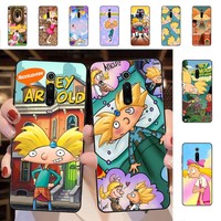 Hey Arnolds Cartoon Phone Case For Redmi 5 6 7 8 9 10 Plus Pro 6 7 8 9 A GO K20 K30 K40 Pro Plus F3 Fundas