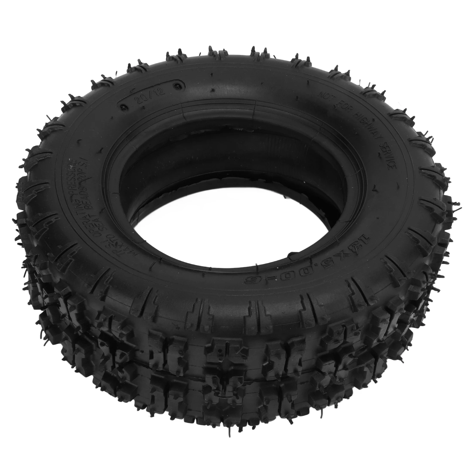 ZK50 13x5.00‑6 Inner and Outer Tires with Straight Valve Stem Thickening Lawn Mower Snow Plow Tires