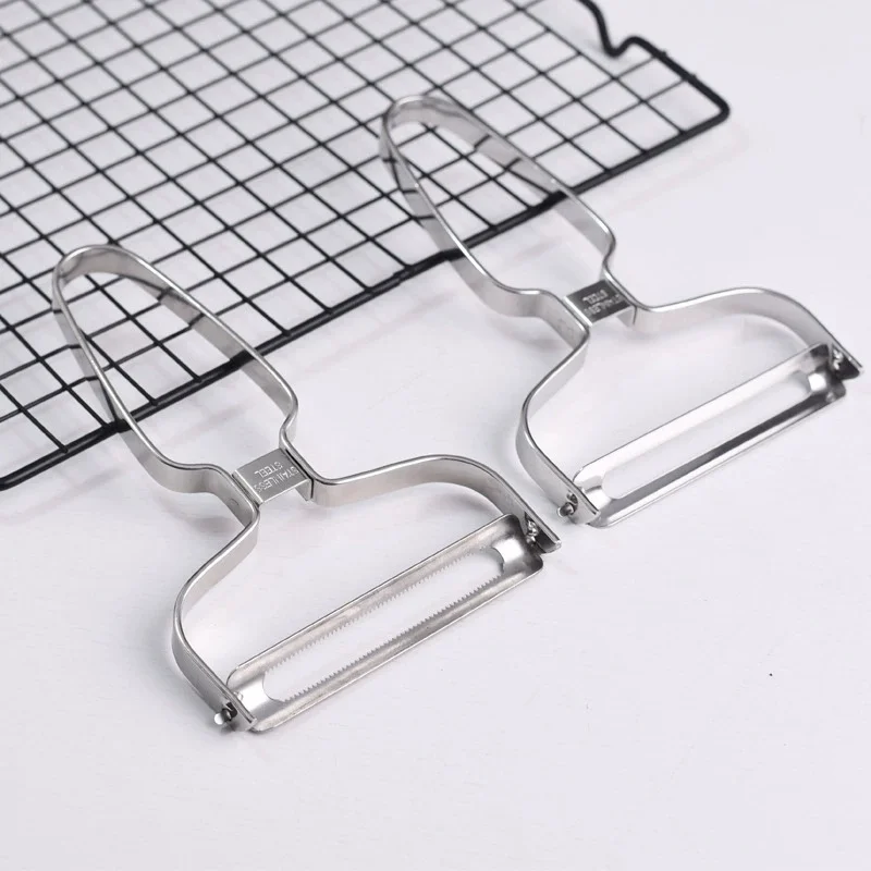 

1PC/Peeler Vegetables Fruit Stainless Steel Knife Cabbage Graters Salad Potato Slicer Kitchen Accessories Cooking Tools Wide Mou