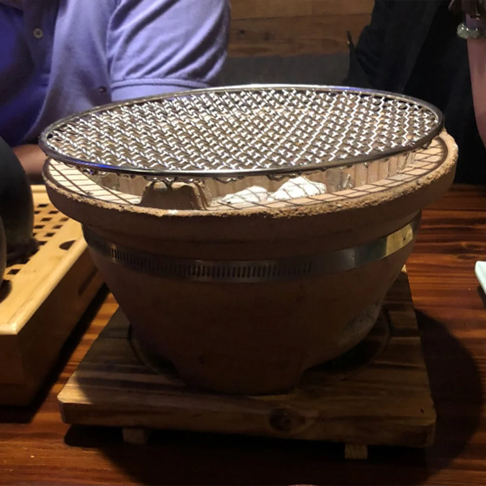 

Stainless Steel Bbq Mesh Garden Barbecue Grid Outdoor Cooking Grates Oil Proof Grill For Easy Cleaning Kitchen