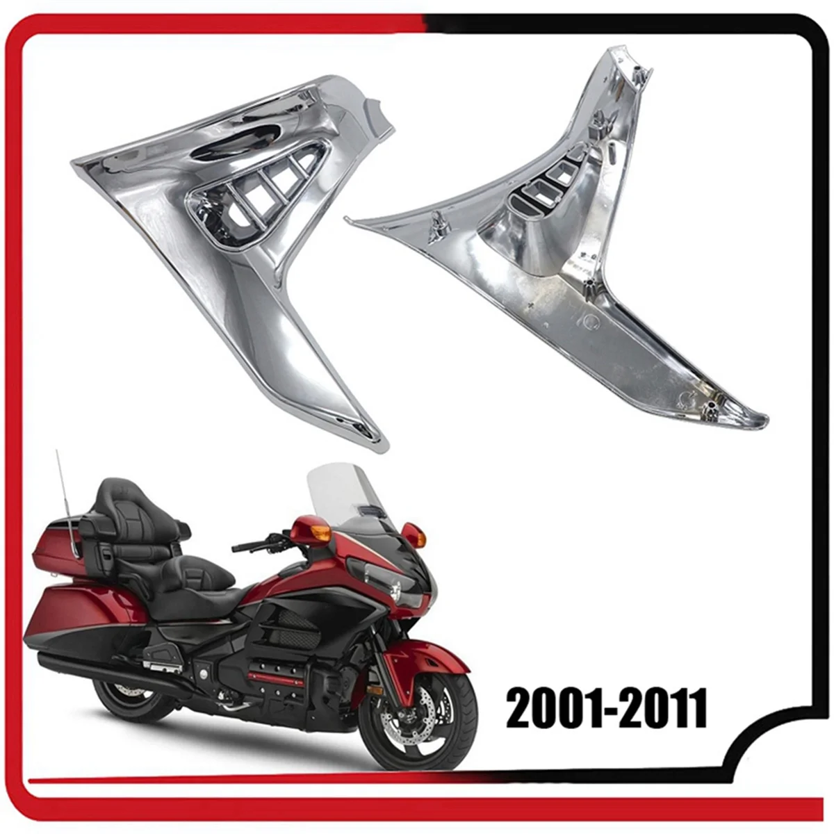 Motorcycle Modified Accessories for Honda GoldWing GL 1800 GL1800 Left & Right Triangle Cover Battery Cover