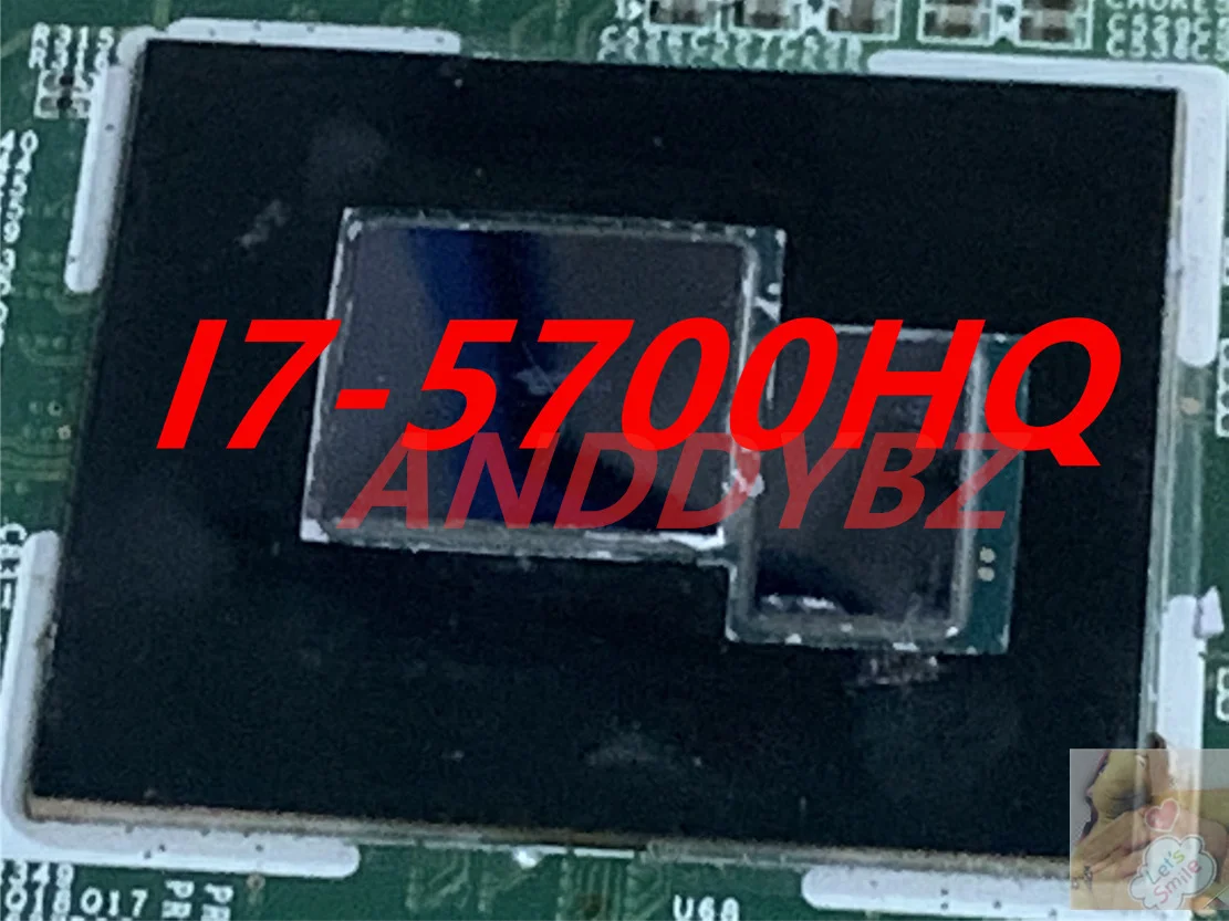 Used MS-16J11 VER 1.0 FOR MSI MS-16J1 MS-1791 Ge62 2qf-094xes GE72 MOTHERBOARD WITH I7-5700HQ CPU AND GTX965M Graphics