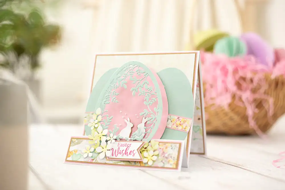 Easter Collection Springtime Scene Bunny Egg Floral Cross Miracle Metal Cutting Dies Stamps Scrapbook Diary Decoration Embossing