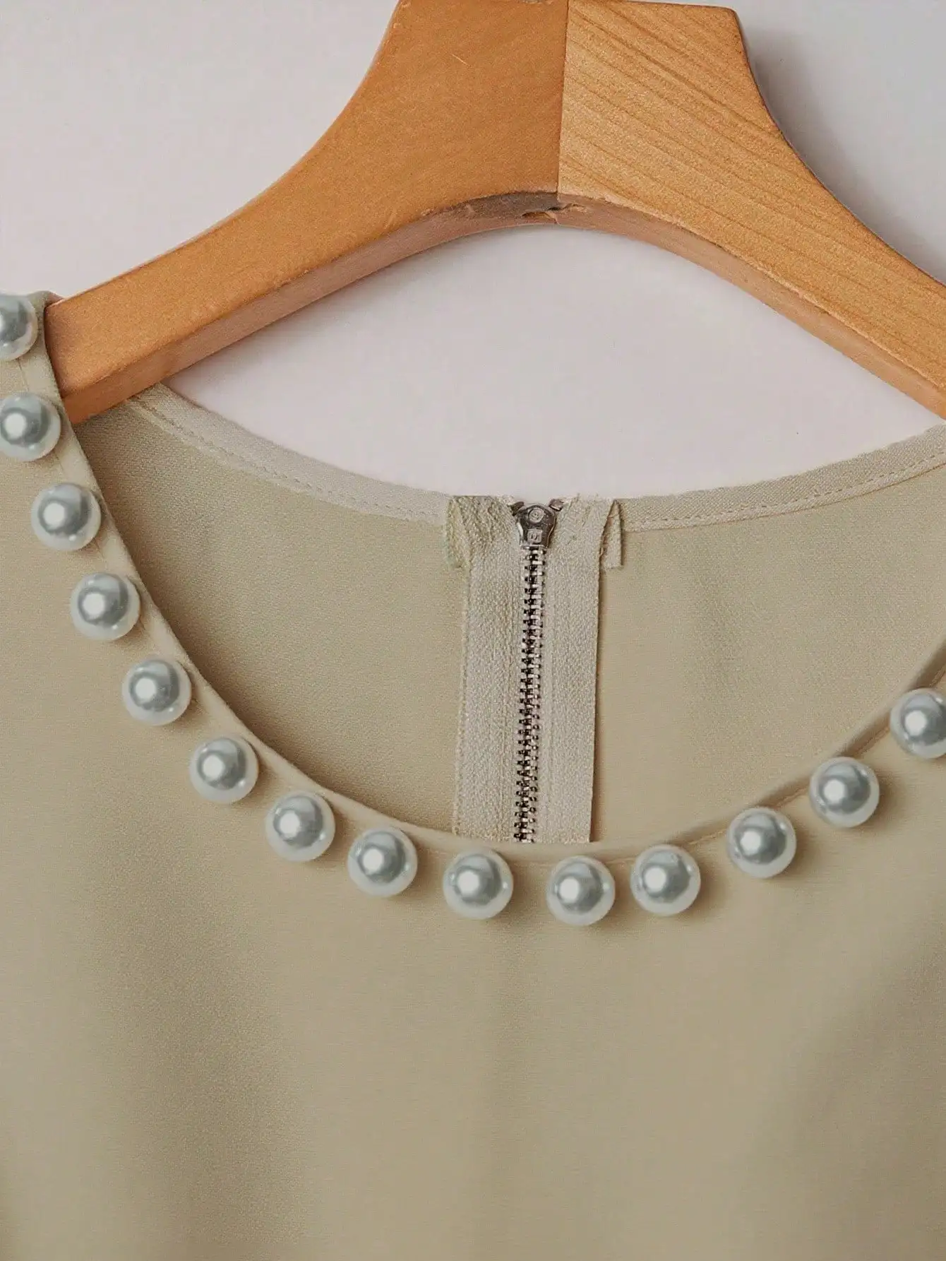 프랑스 고급 시크 3D 비즈 장식 민소매 탑 레이어드 와이드 레그 팬츠 여름 투피스 정장 여성용 S