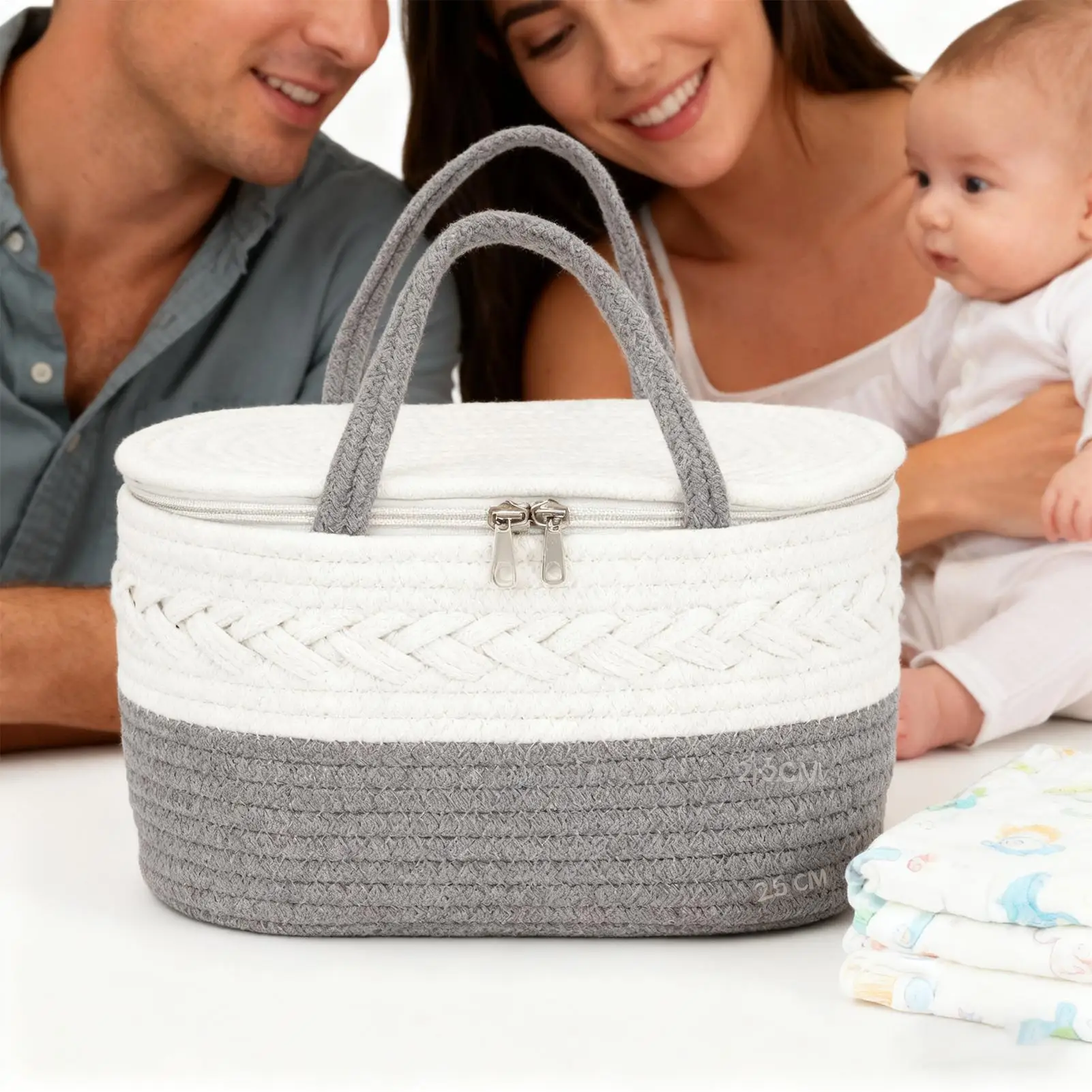 Детский органайзер-корзина, большой съемный многофункциональный пеленальный столик, органайзер для хранения для путешествий, уличного автомобиля, ванной комнаты, прикроватная тумбочка
