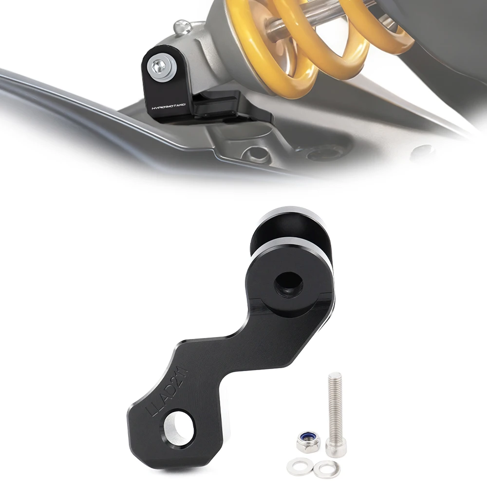 Kit abbassamento posteriore moto adatto per Ducati Hypermotard 821 / 939 / SP 2013 2014-2018 Collegamenti di sospensione con collegamento inferiore in alluminio CNC