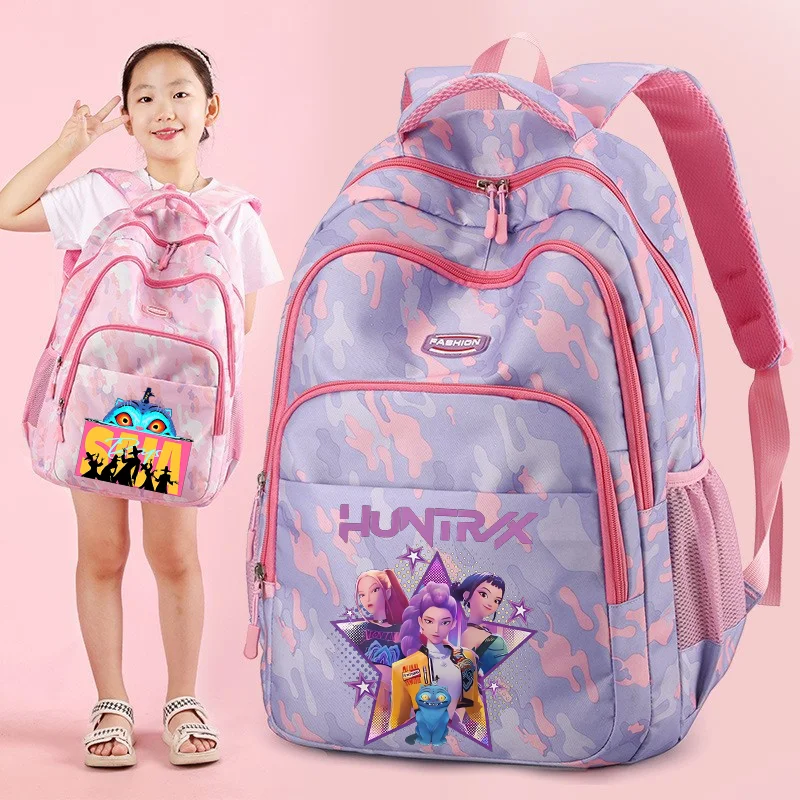 

Kpop Demon Hunters рюкзак женский мультфильм студентка девушка большая вместительная школьная сумка подростковый рюкзак для ноутбука аниме мужская сумка для книг подарок