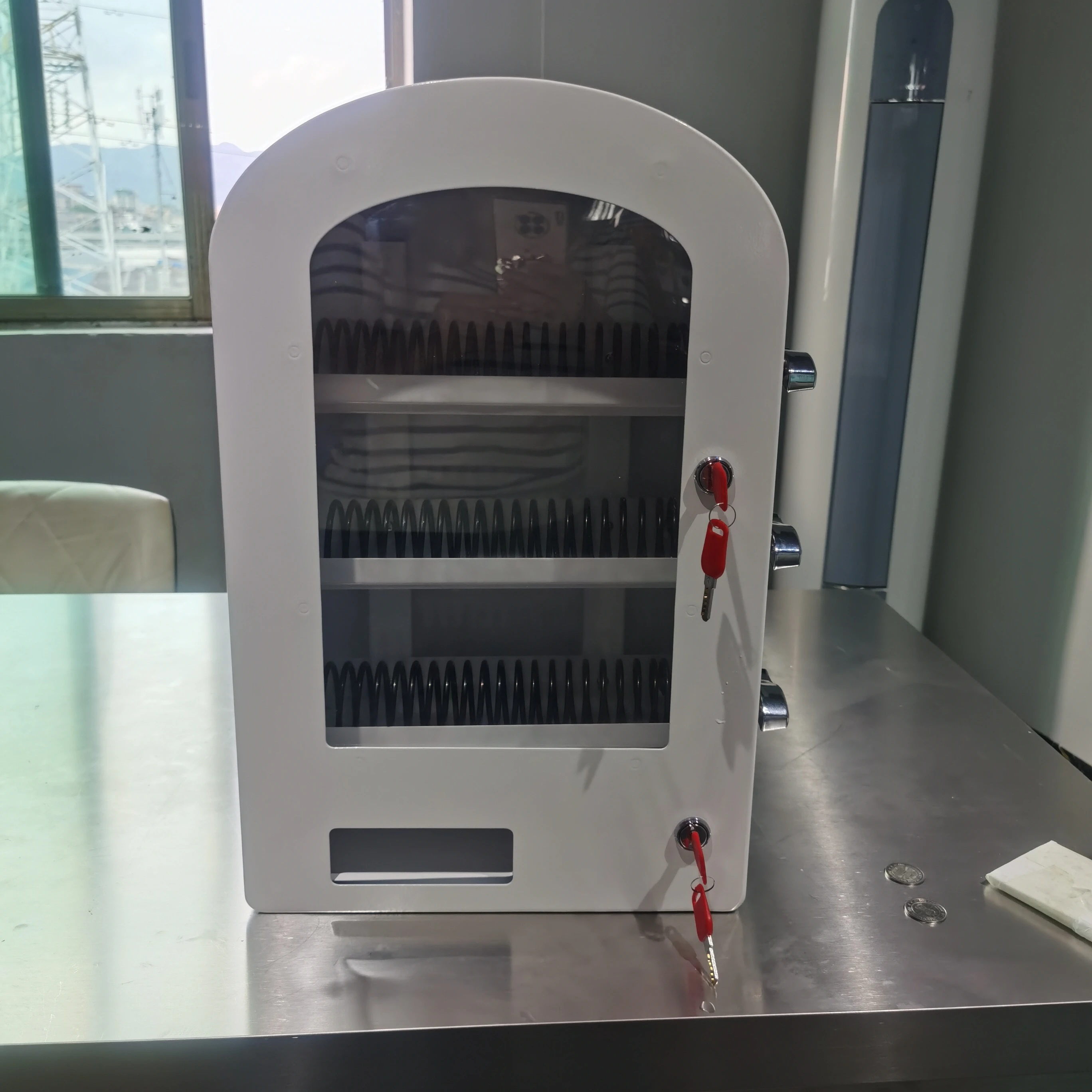 Three-Layer Wall-Mounted Sanitary Pads Vending Machine for Government Use and Rental