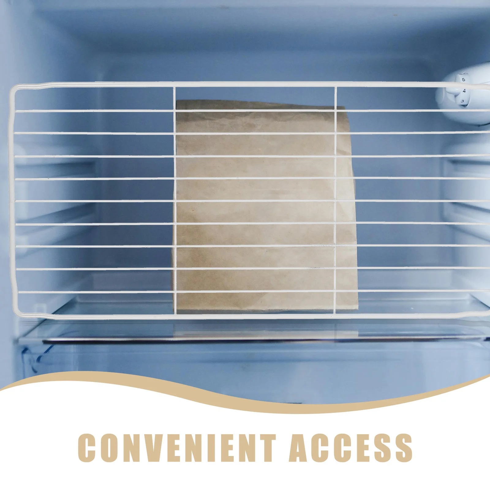 Refrigerator Organizer Freezer Baskets Chest Freezer Storage Strong Material Maximize Space Prevent Clutter Shelf Organizer