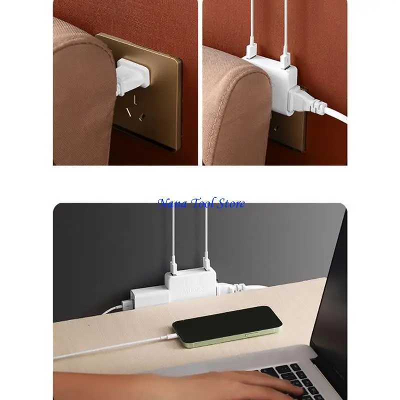 

31GJ 180 градусов разгибания USB -адаптер поворотный конвертер Multi Plug