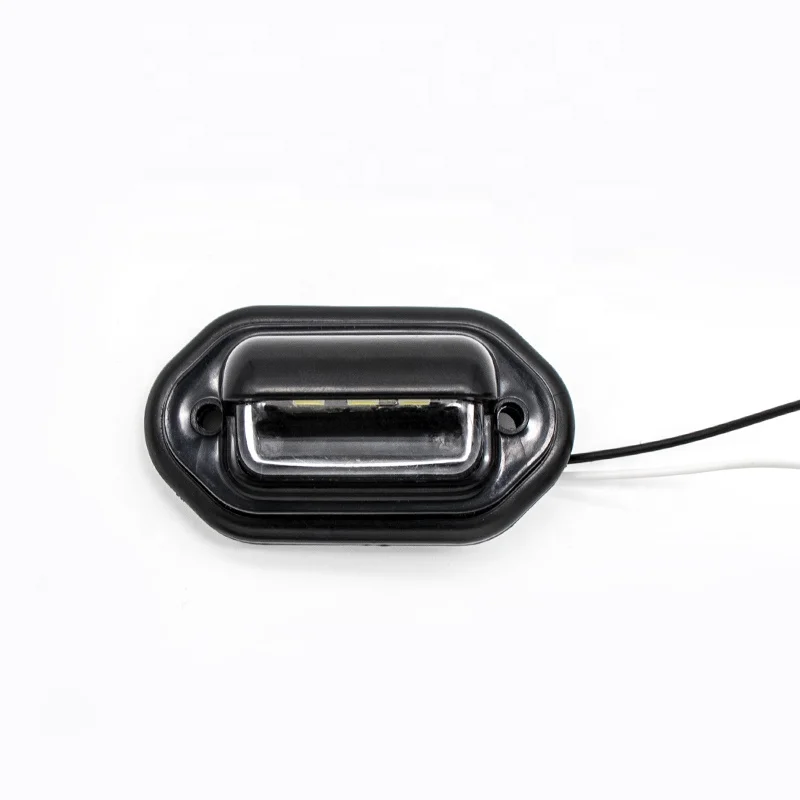 12V/10-30V Waterproof 3 LED Trailer Tail Light Super Bright Long-Life License Light