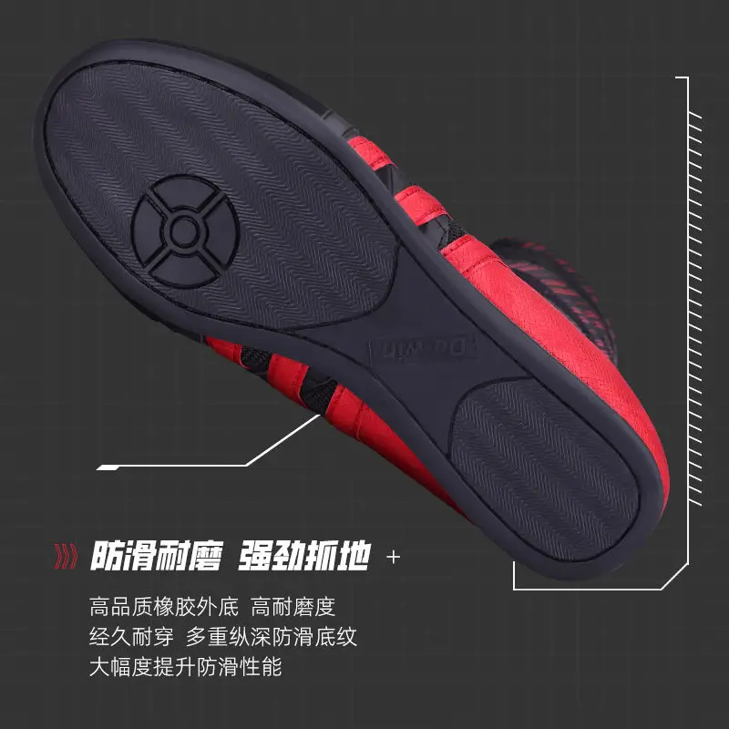 New professional men's and women's breathable boxing shoes boxing sneakers professional lightweight non-slip wrestling shoes