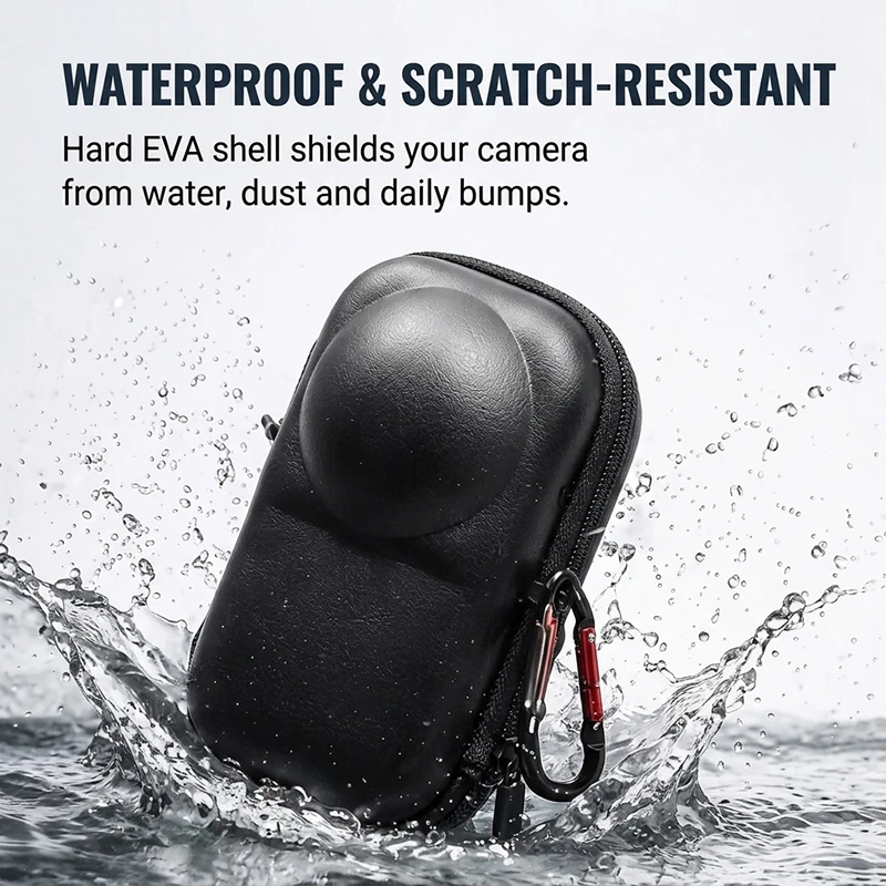 Portable Storage Bag For Insta360 X6 Mini Body Bag PU Handbag Anti-scratch Protective Carrying Case For Insta360 X6 Accessories