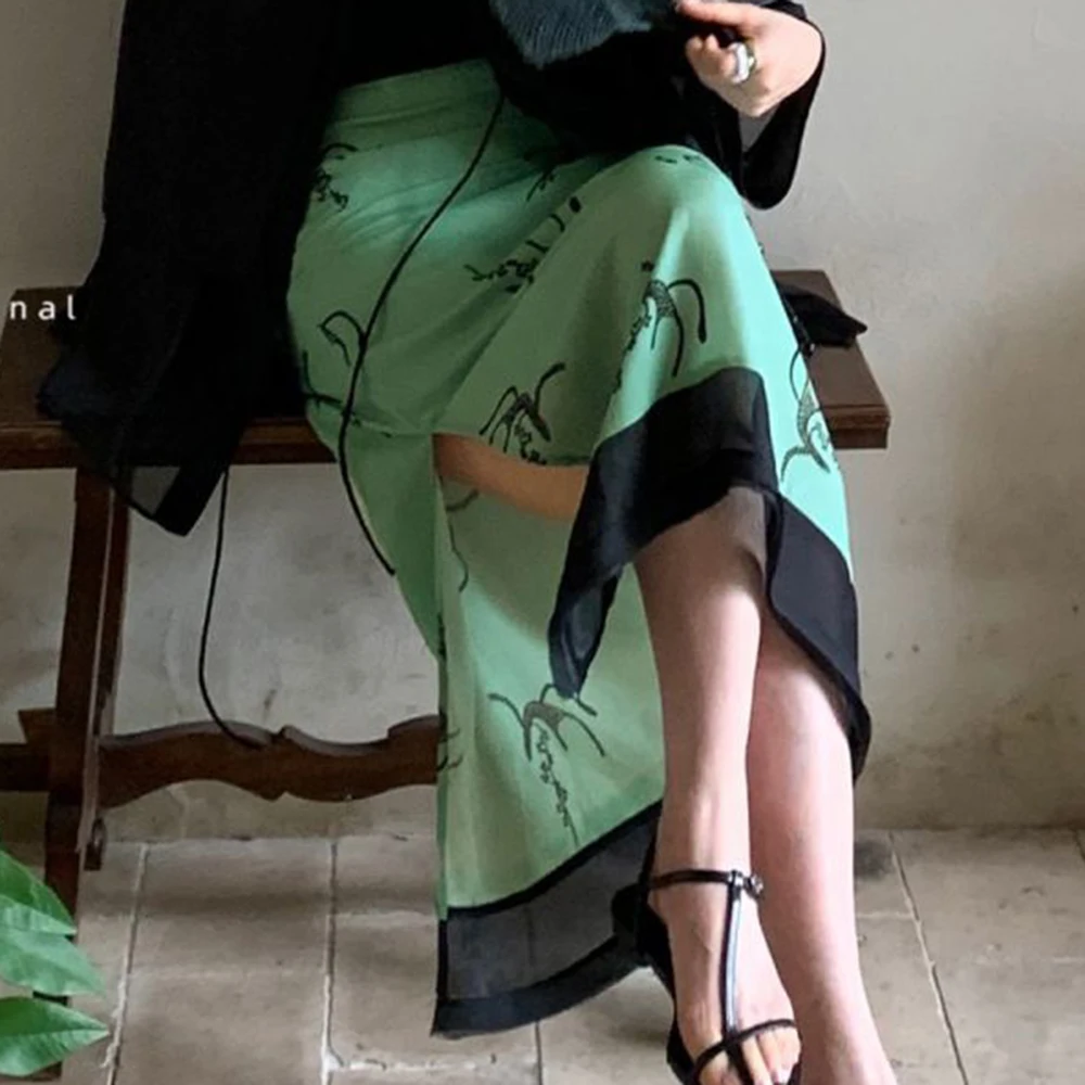 Bow low waisted mesh skirt for spring and summer 2025 new style,  hip hugging look  Regulai Fit  korean fashion clothing