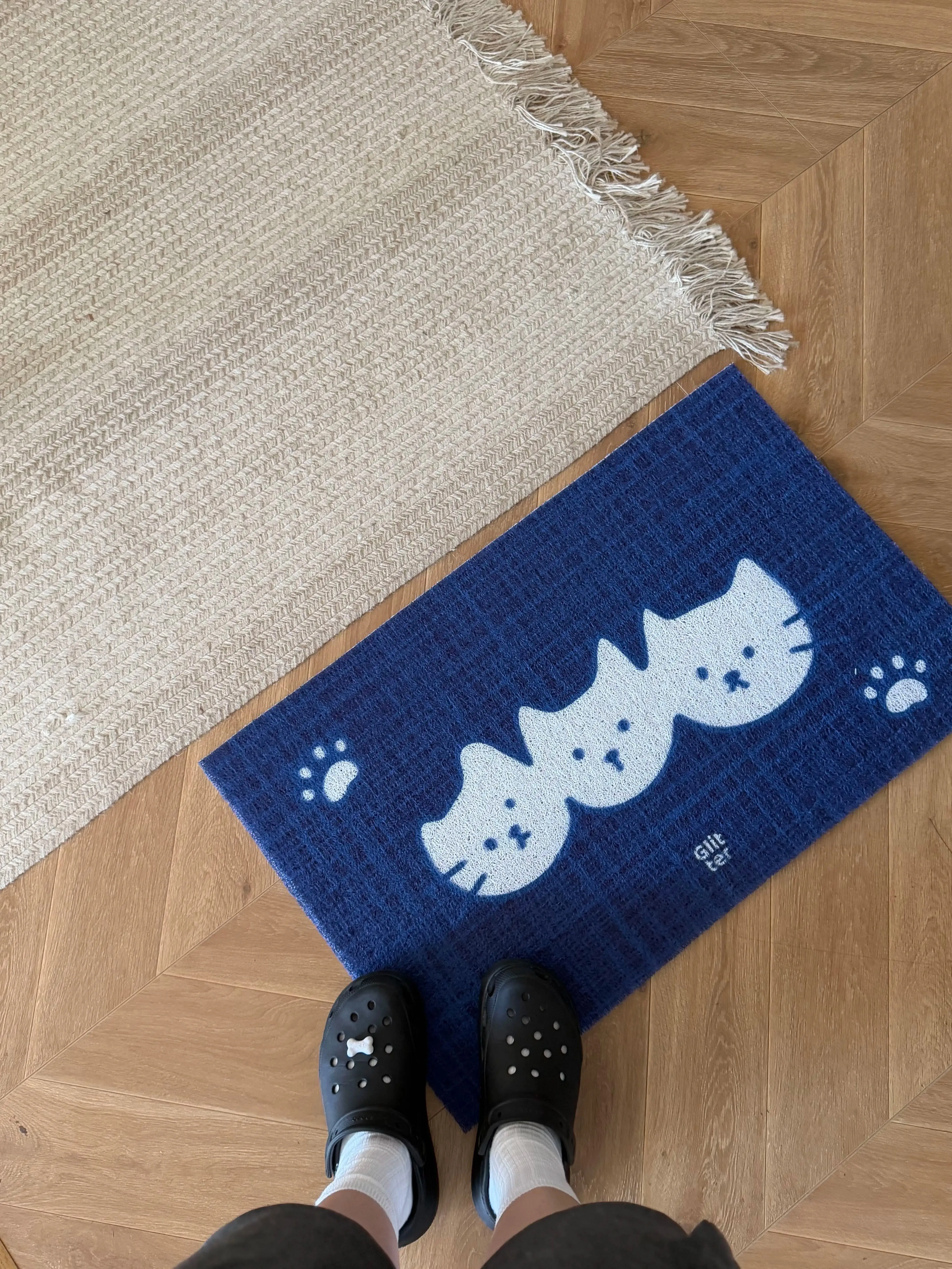 Miji Korean Style  Door Mat Cute Girl Pet Door Mat Entrance Hallway Mat Rectangle Shape Strong Sound Absorption Grade a