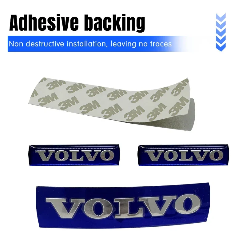 Drapeau d'étiquetage de calandre avant, marque sans-abri, logo devant le filet, accessoires pour Volvo C30, S80, XC90, S60, XC60, S80L, S40