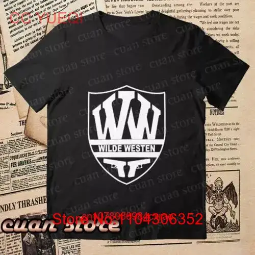 New WW NATION MULA B LOUIS WILDE WESTEN LOGO Men's T shirt funny size S to 5XL long or short sleeves