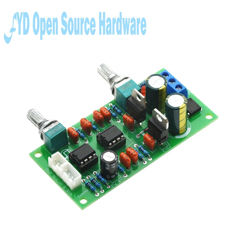 Dual Power Low-pass Superheavy Subwoofer Filter Board Bass Split Filter Machine Finished Kit PCB Empty Board