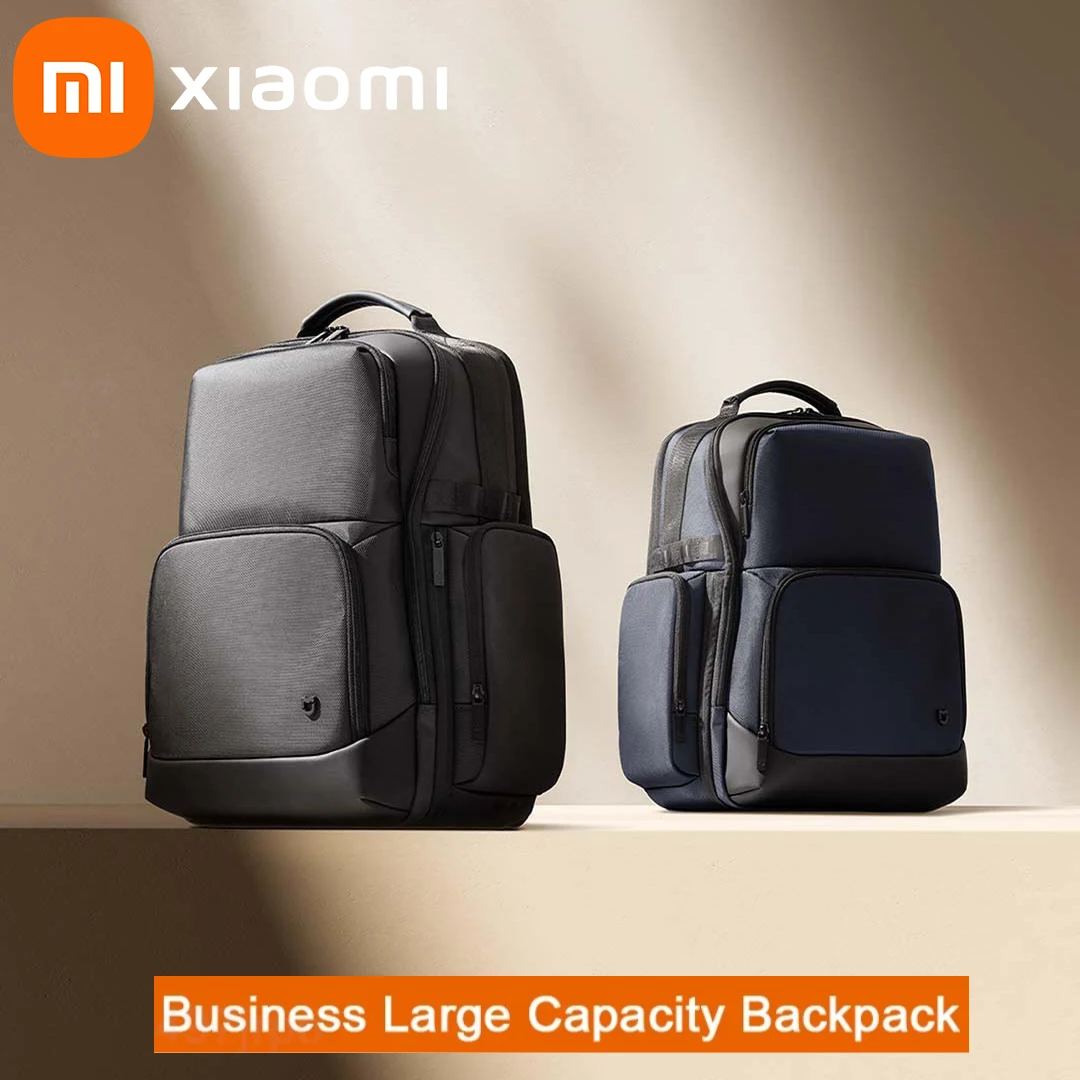 

Рюкзак Xiaomi Business большой вместимости, школьная сумка, 29 л, рюкзак для путешествий на открытом воздухе, водонепроницаемая сумка на плечо с ремнем для багажа, новинка