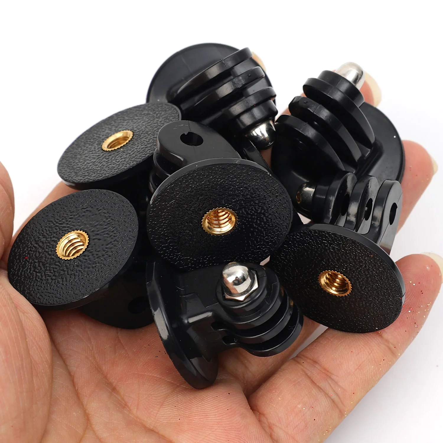 GoProアクセサリー ミニ一脚三脚ホルダーケースマウントアダプター GoPro Hero 11 10 9 8 7 6 5 SJ4000 スポーツアクションカメラ用