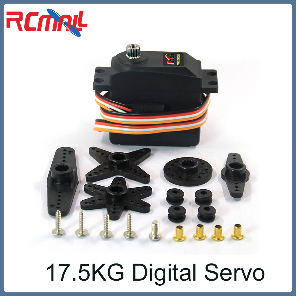 FB5317M Digital Servo 17.5KG Full Metal Gear with Position Feedback 360° Continuous Rotation for RC Car Airplane Robot Toys