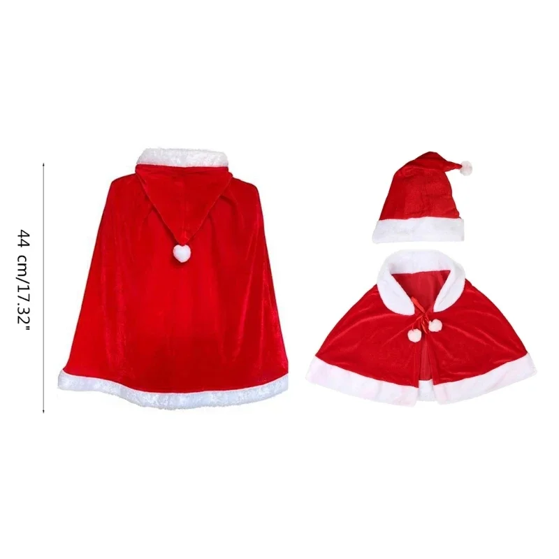 Fancy Dress Up Props Christmas Cosplay Santa Costume Accessories for Adults Kids