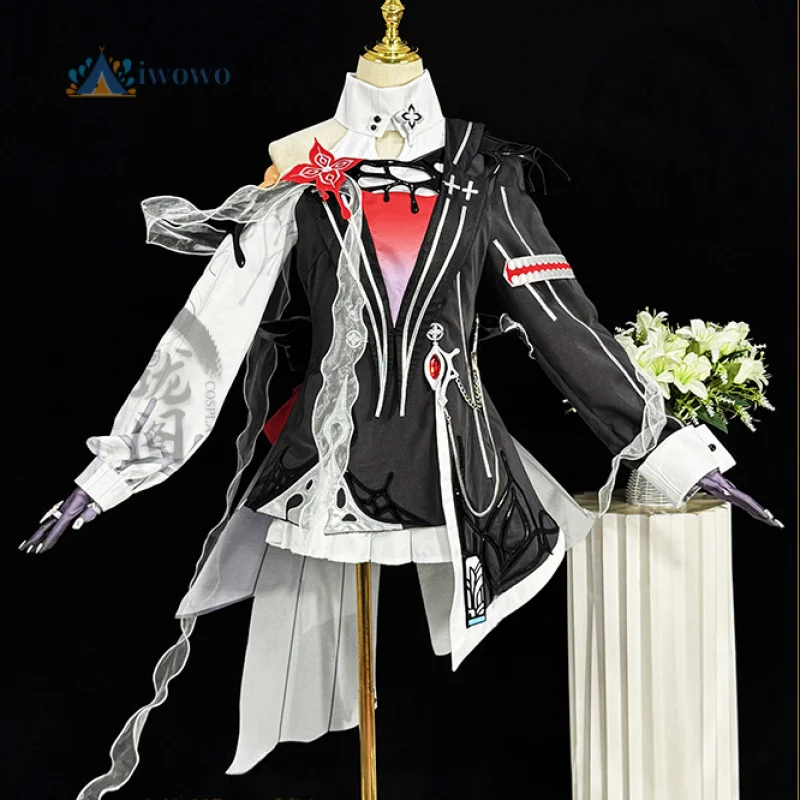 

Game Honkai Star Rail March 7th Cosplay Costume Evernight Coat Dress Wig Outfit Halloween Carnival Party Role Play Women Clothes