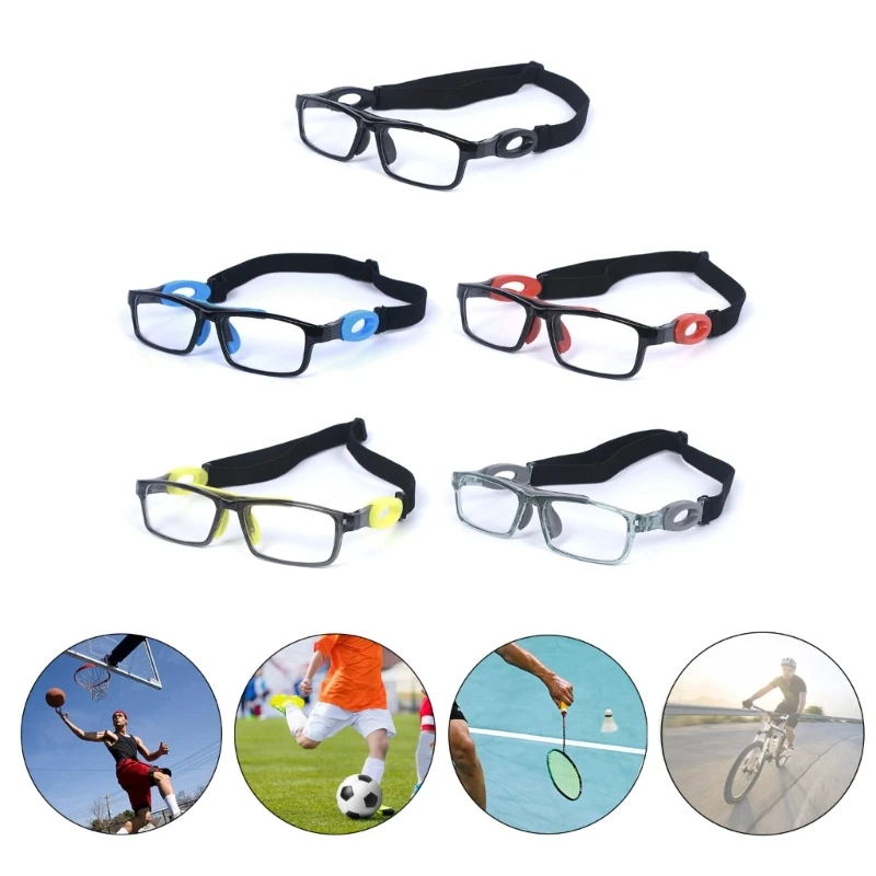 Basketball Glasses Sport Eyewear Football Eye Glasses Anti-Collision Glasses Removable Training Goggles Cycling Glasses