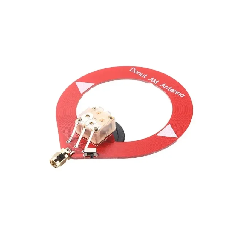 Nvarcher-Small Short Wave Antenna, Donut Medium Antenna, AM MW SW, Mini Ring, Nova Versão