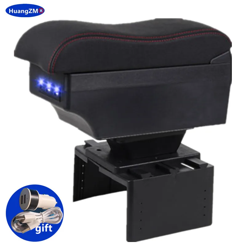 

Universal Car Armrest box Universal Model Armrest Car Accessories Storage Box Retrofit parts Increase Relieve Fatigue