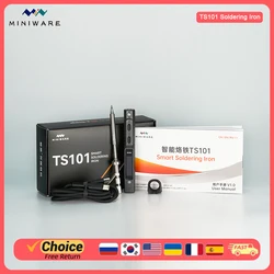 MINIWARE TS101 Portable Soldering Iron PD3.1 90W OLED TS100 Upgrade Version Adjustable Temperature Digital