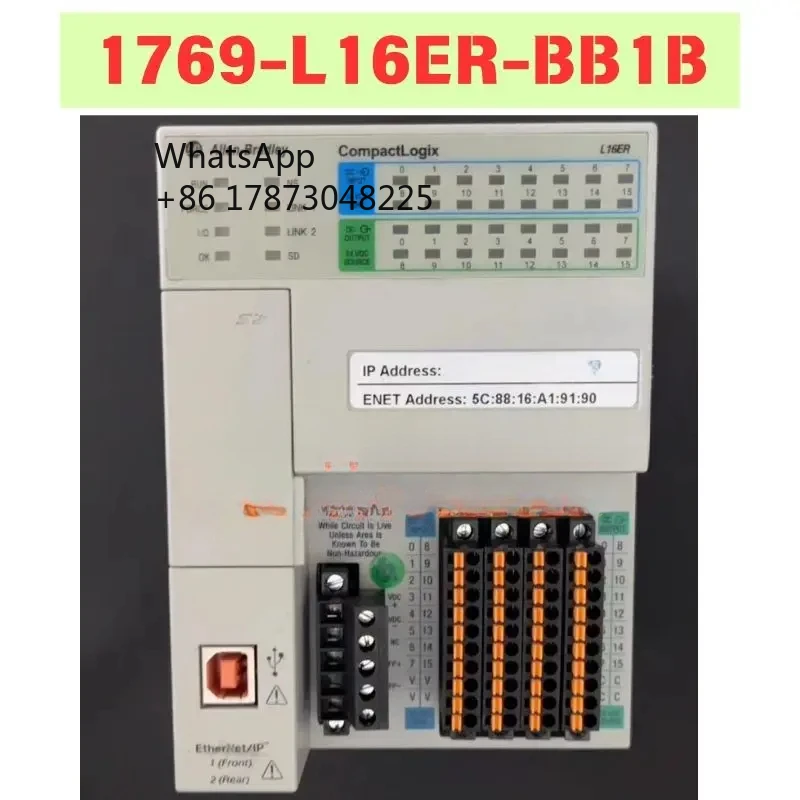 Brand New Original Used 1769-L16ER-BB1B PLC Functional test OK
