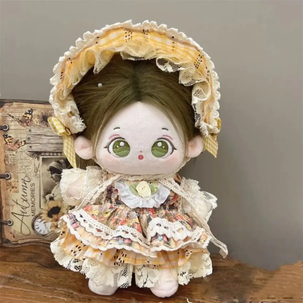 

Doll Princess Dress With Cartoon Headband Clothes Decoration EXO Idol Doll Lovely Clothes Plush Doll Clothes Dresses Skirt