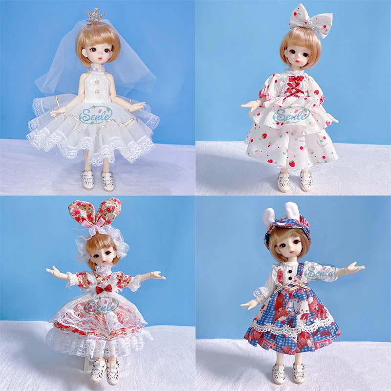 

30 см Одежда для кукол 1/6 BJD одежда для смены куклы юбки для кукол Модный повседневный комплект аксессуары для кукол игрушки для девочек