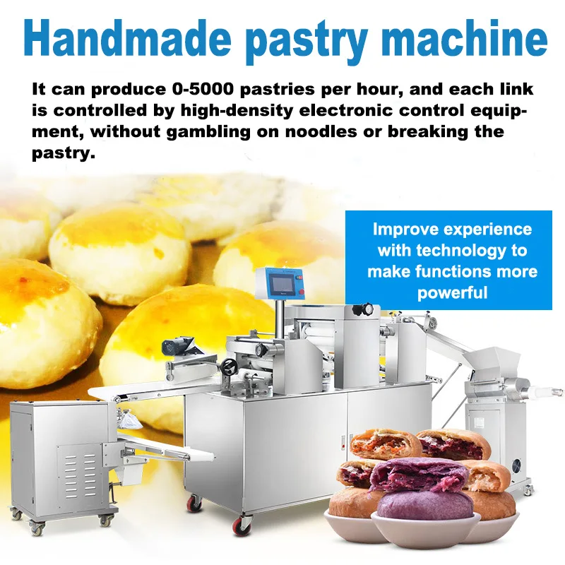 Reasonable Price Food Processing Equipment Shortbread Making machine pie puff pastry production line