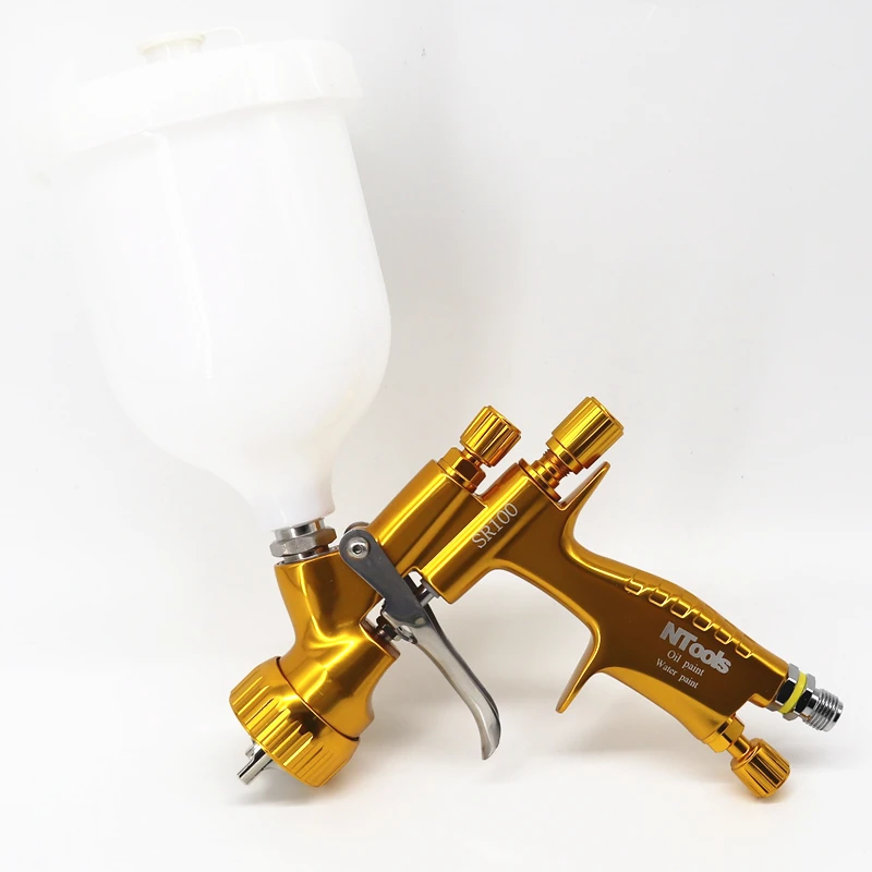 HVLP Spray Gun Ntools Paint Spray Gun 1.3 Or 1.4mm Nozzle Car Paint Gun Water Based Air Spray Gun Oil Air Paint Gun Airbrush