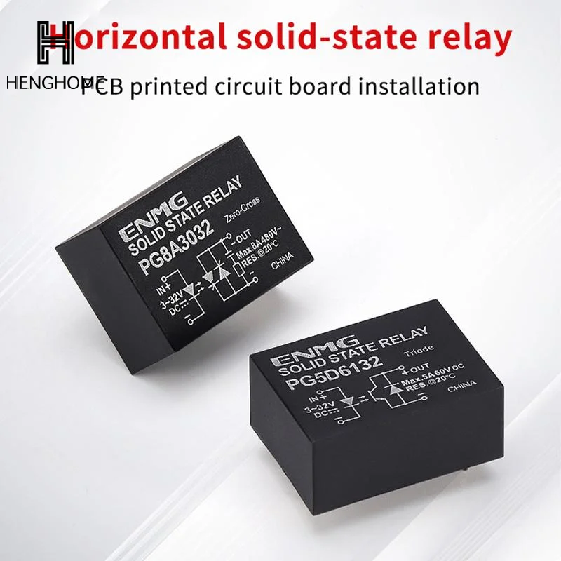 Small SSRPCB Circuit Board Solid State Relay 60VDC 240VDC 480VDC PG5D6132 3~32V Wide Voltage DC Control Normall Open