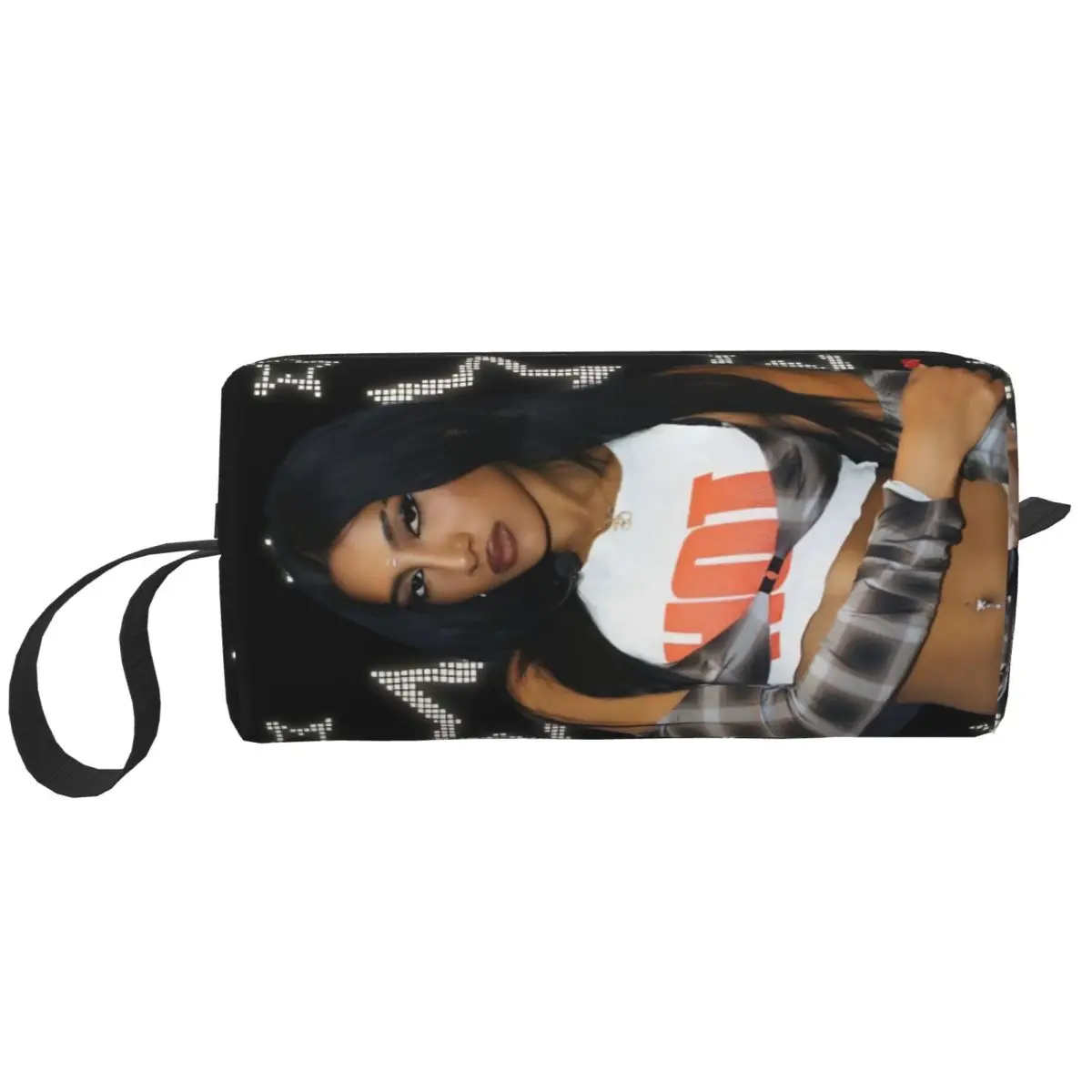 Katseyes Lara Kpop Girl Group Makeup Bag Pouch Cosmetic Bag Travel Toiletry Bag Organizer Storage Bag Large Capacity